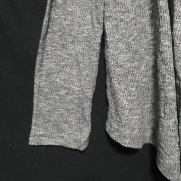 GEORGE | xs | Hooded Charcoal Open Front Long Sleeve Cardigan / Shrug | GUC - Picture 7 of 15